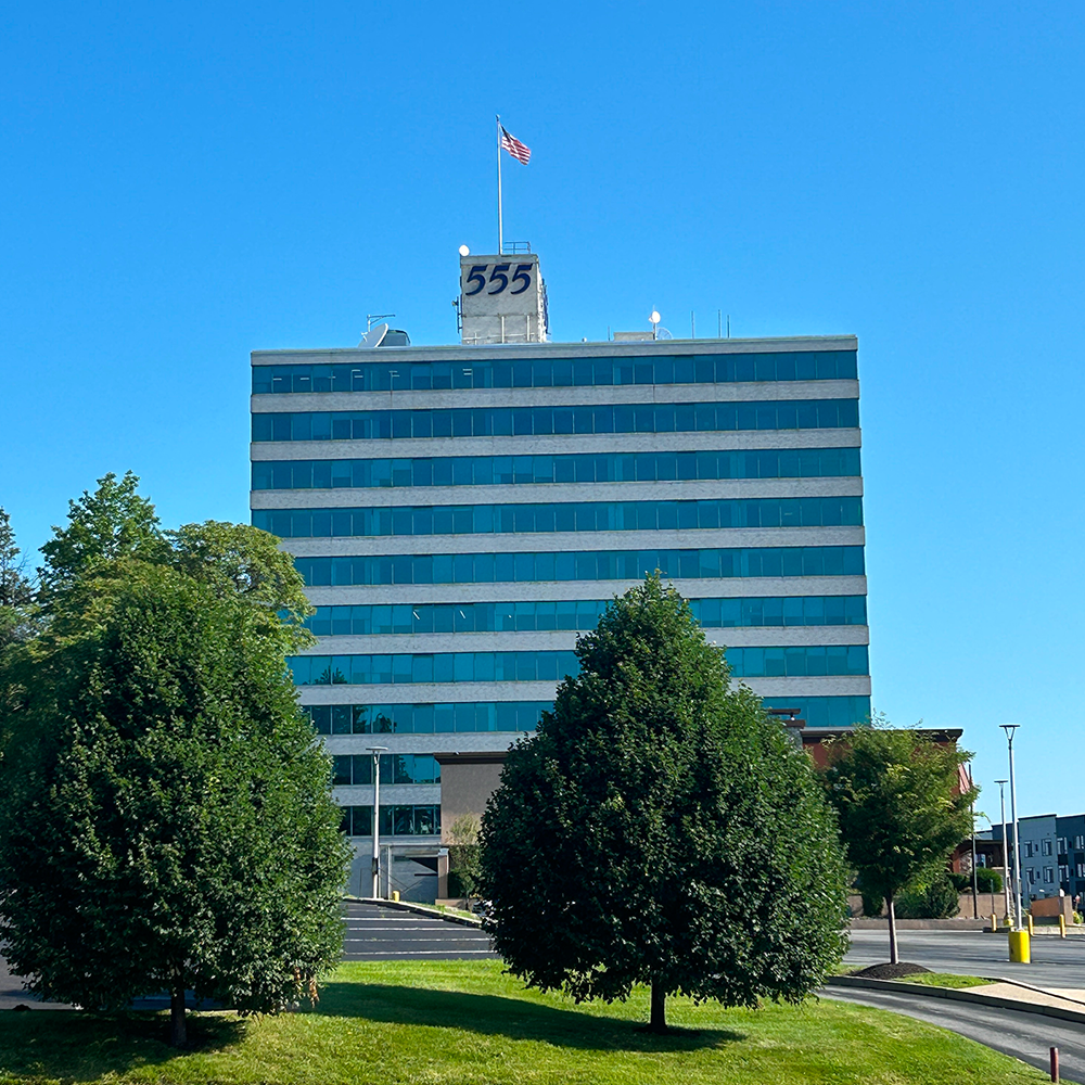 Philadelphia office building symbolizing Sun IP’s expansion to a larger headquarters in 2020.